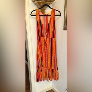 Gianni Bini Vibrant Striped Midi Dress